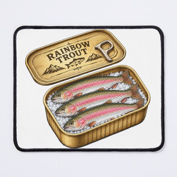 Item preview, Rainbow Trout Can designed and sold by clintang.