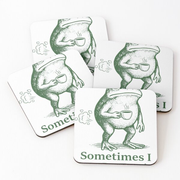 Item preview, Farting Frog Fart Joke Sometimes I Just Be Fartin designed and sold by HalieKassulke.