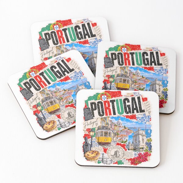 Item preview, Portugal Vintage Travel Collage of Lisbon designed and sold by EdwinkOne.