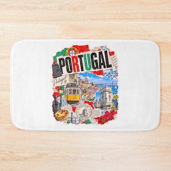 Item preview, Portugal Vintage Travel Collage of Lisbon designed and sold by EdwinkOne.