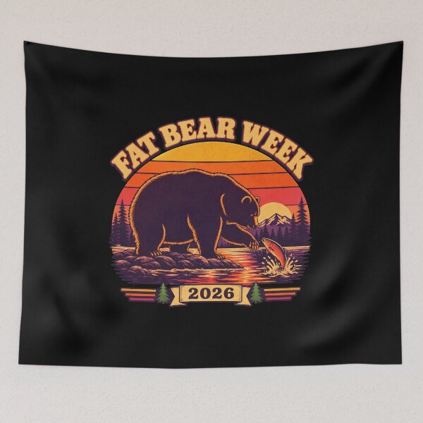 Item preview, vintage retro grizzly bear lovers fat bear week 2026 designed and sold by Cocuninecrew.