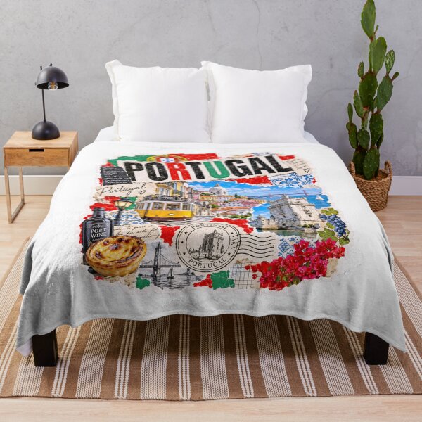 Item preview, Portugal Vintage Travel Collage of Lisbon designed and sold by EdwinkOne.