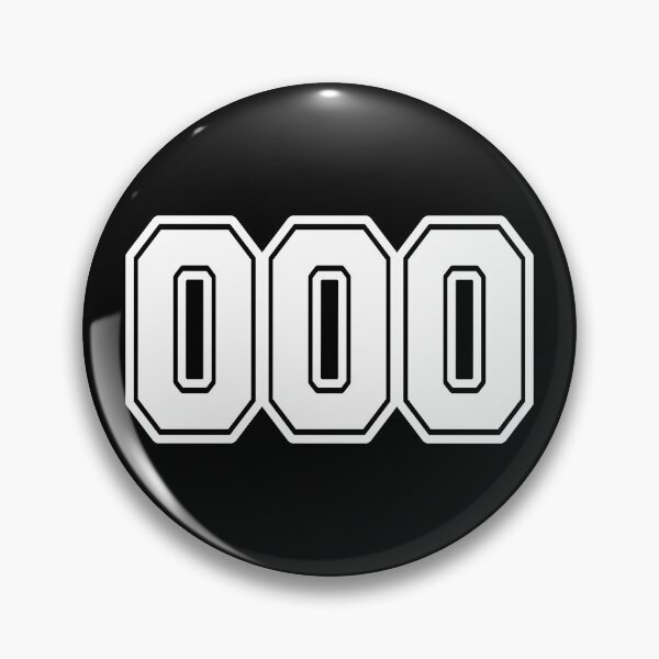 Item preview, 000 - White Varsity Athletic Jersey Number designed and sold by ModdiesColors.