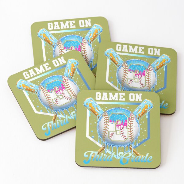 Item preview, Game On 3rd Grade Baseball Drip Ice Cream Back to School_2 designed and sold by melodycook.