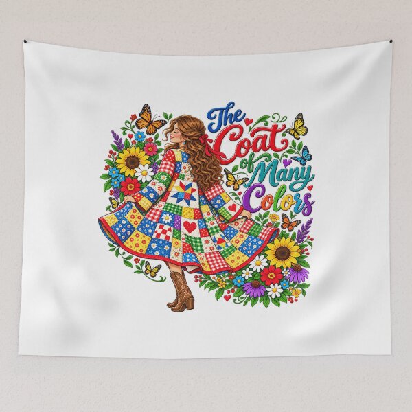 Item preview, Dolly Parton Coat Of Many Colors Patchwork designed and sold by Lexalion.