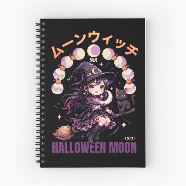 Item preview, Moonwitch Lunar Phases Halloween Design Graphic Tee v20 designed and sold by DarylWelsh2024.