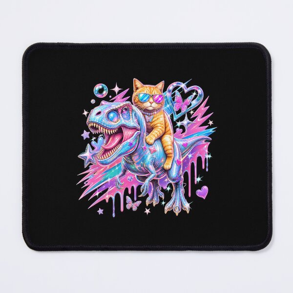 Item preview, pop art dinosaur t-rex cat tyrannosaurus rex cats designed and sold by Cocuninecrew.