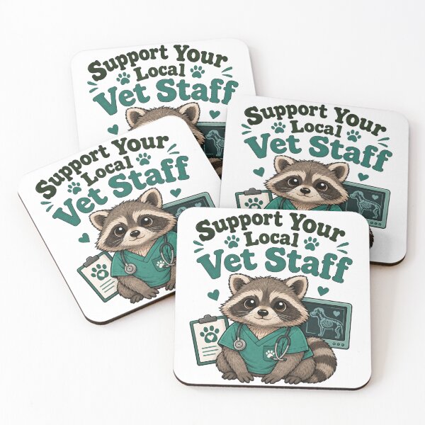 Item preview, Support Your Local Vet Staff designed and sold by clintang.