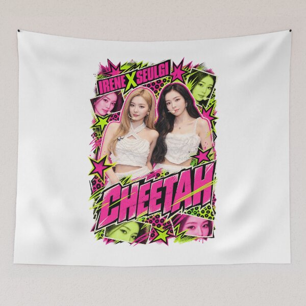 Item preview, Cheetah Era Irene Seulgi Neon Pop Art | Kpop Collection designed and sold by Valereekmerch.