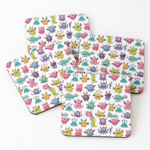 Item preview, Strange Creatures Pattern designed and sold by MR4me.