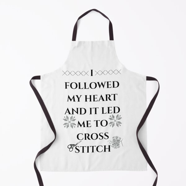 Item preview, I Followed My Heart and It Led Me To Cross Stitch - Cross Stitch Lover designed and sold by Wiss2Arts.