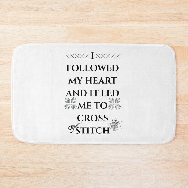 Item preview, I Followed My Heart and It Led Me To Cross Stitch - Cross Stitch Lover designed and sold by Wiss2Arts.