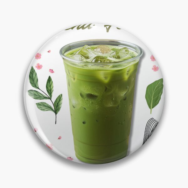 Item preview, Matcha Forever Cute Iced Matcha Latte Art  designed and sold by SoukaArtStore.