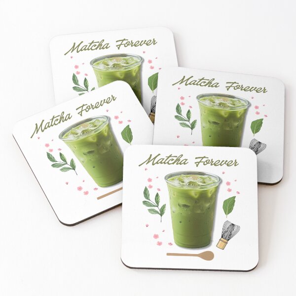 Item preview, Matcha Forever Cute Iced Matcha Latte Art  designed and sold by SoukaArtStore.
