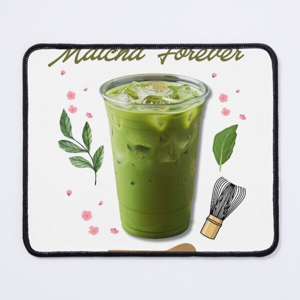Item preview, Matcha Forever Cute Iced Matcha Latte Art designed and sold by SoukaArtStore.