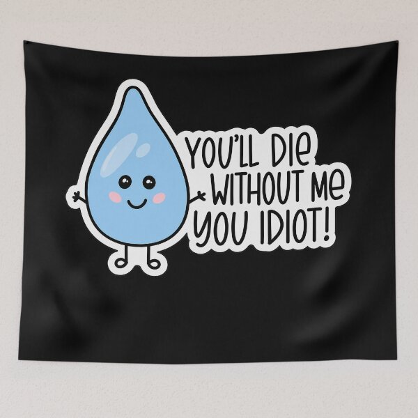 Item preview, Kawaii Water Droplet designed and sold by Eddiepublic.