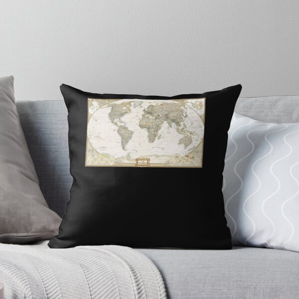 Item preview, World-Map-Antique-Style-2007 designed and sold by bauskefa.