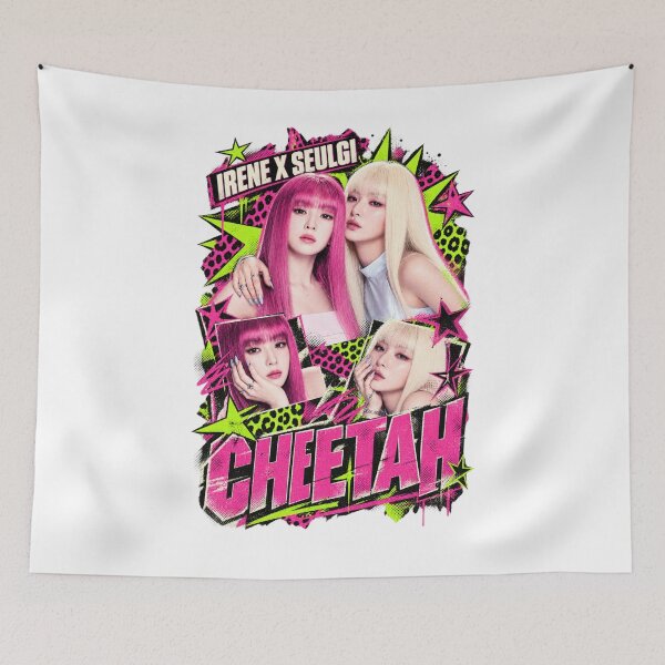Item preview, Red Velvet Sub Unit Neon Green Cheetah Era | Irene x Seulgi Art designed and sold by Valereekmerch.