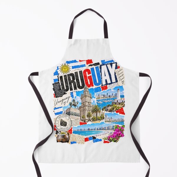 Item preview, Uruguay Vintage Travel Collage and Coastal Views designed and sold by EdwinkOne.