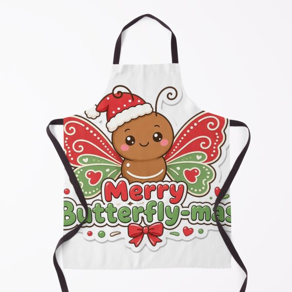 Artikelvorschau, Butterfly Christmas Merry Butterfly-mas Gift entworfen und verkauft von Soft Merch.