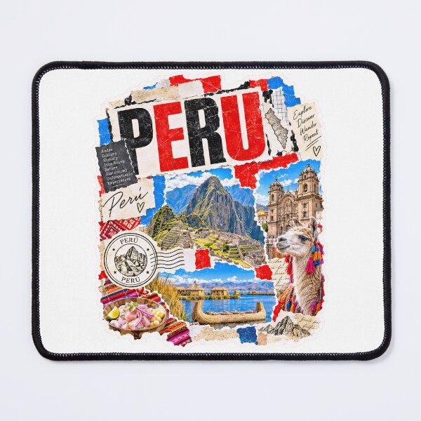 Item preview, Peru Vintage Travel Collage and Andean Culture designed and sold by EdwinkOne.