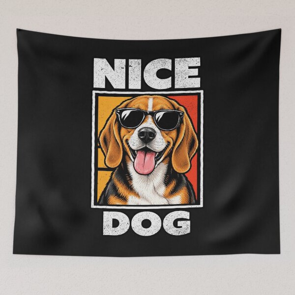 Item preview, NICE DOG - BEAGLE | Pets and Dogs lovers for Men and Women t-shirt designed and sold by panchiTWO.