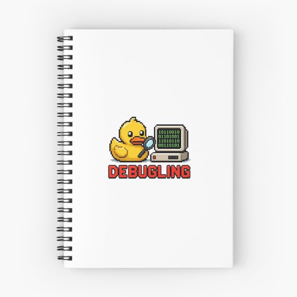 Item preview, Rubber Duck Debugling Pixel Art Tech designed and sold by DevStyle Labs.