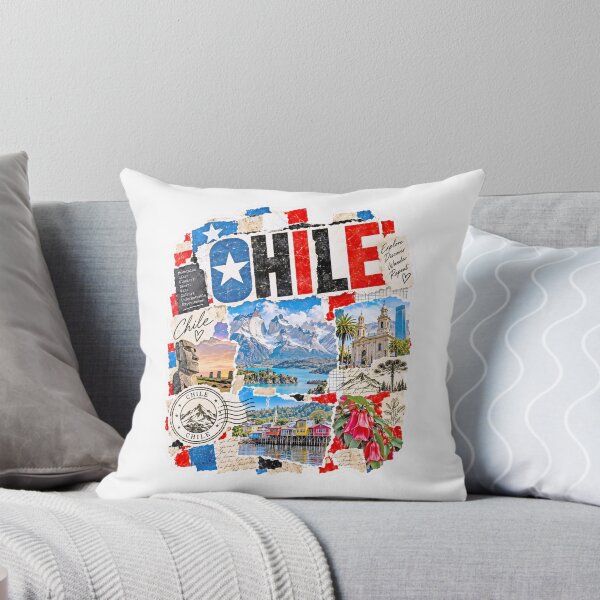 Artikelvorschau, Vintage-Reisecollage und Landschaftsbilder aus Chile entworfen und verkauft von EdwinkOne.