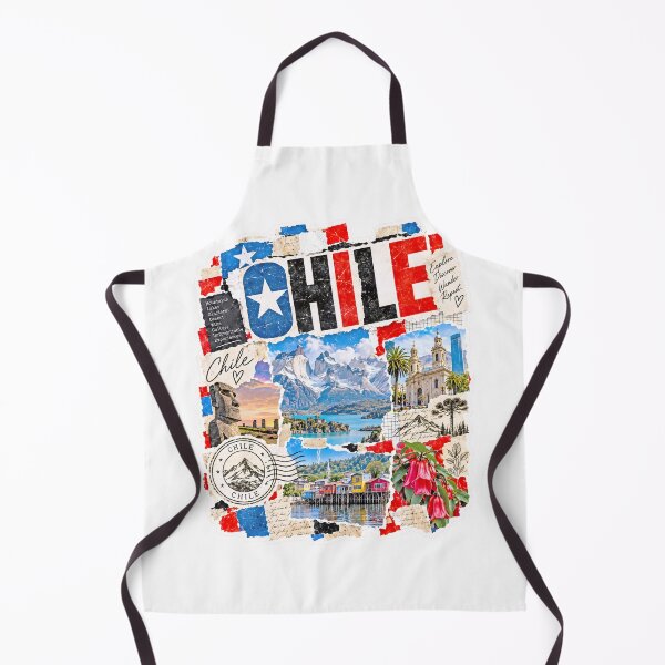 Item preview, Chile Vintage Travel Collage and Landscapes designed and sold by EdwinkOne.