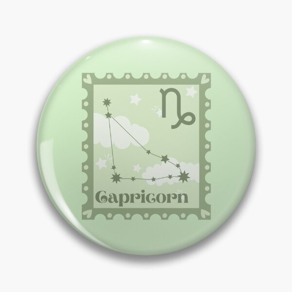 Item preview, capricorn constellation stamp ⋆˙⟡  designed and sold by BookishCharmCo.