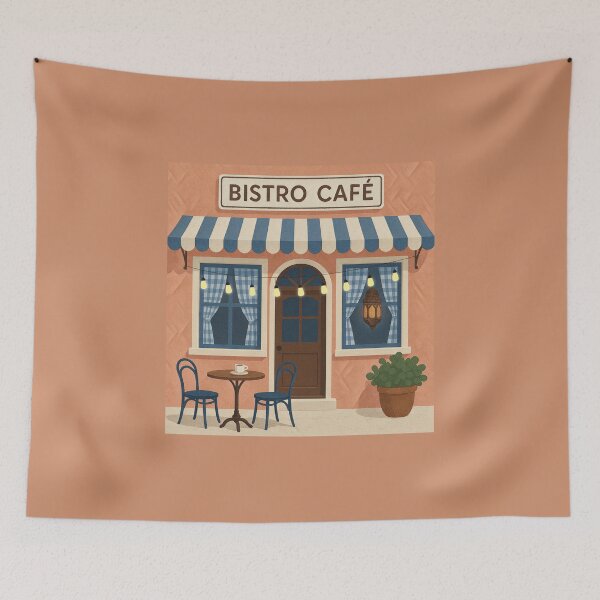 Item preview, Salmon Bistro Cafe designed and sold by lifeinspired4u.