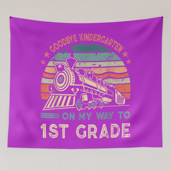 Item preview, Goodbye Kindergarten Hello 1st Grade Graduation Kids Train designed and sold by melodycook.