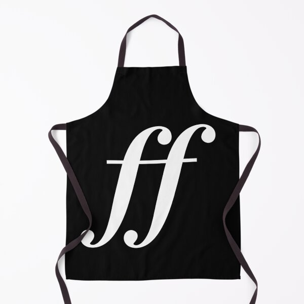 Item preview, Fortissimo ff - Minimalist White Music Symbol for Musicians and Music Lovers designed and sold by lematworks.