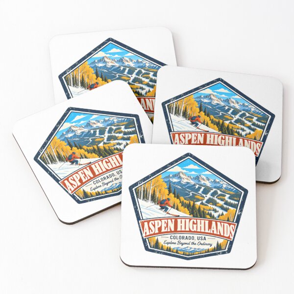 Item preview, Aspen Highlands Colorado USA Explore Beyond The Ordinary Skier Mountain Travel designed and sold by JonesFlora2025.
