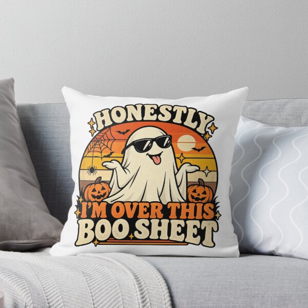 Item preview, Funny Halloween Ghost Boo Sheet Retro Design designed and sold by RetroPop23.