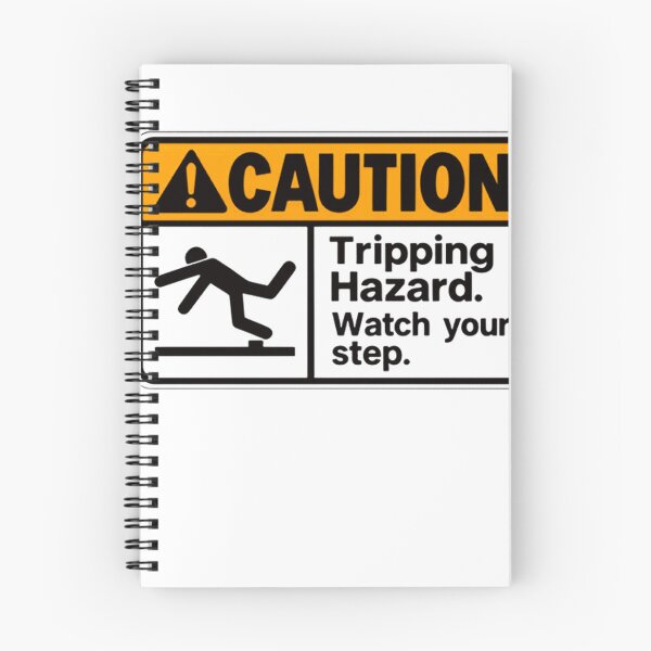 Item preview, Caution Tripping Hazard Watch Your Step Safety Warning Industrial Workplace designed and sold by HumansStuck12.