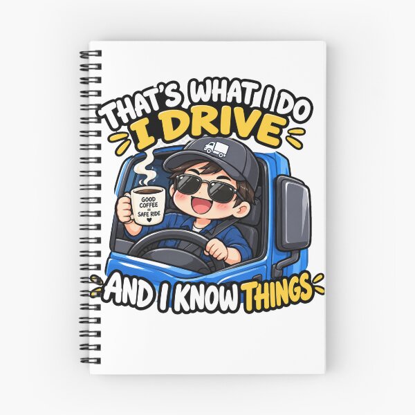 Item preview, That's What I Do I Drive And I Know Things Coffee Funny Driver designed and sold by QuiteOrbit.
