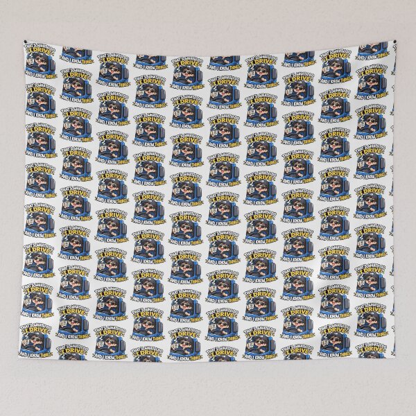 Item preview, That's What I Do I Drive And I Know Things Coffee Funny Driver designed and sold by QuiteOrbit.