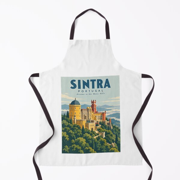 Item preview, Sintra Portugal Dreams In The Misty Hills European Travel Tourist designed and sold by SkeletonsDanger.