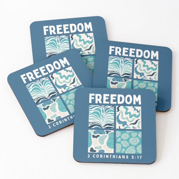 Item preview, Freedom 2 Corinthians 3:17 Faith Looks Good designed and sold by FaithLooksGood.