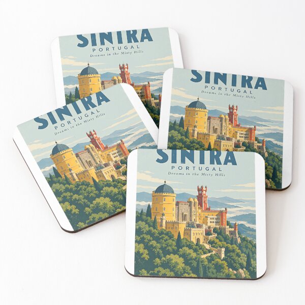 Item preview, Sintra Portugal Dreams In The Misty Hills European Travel Tourist designed and sold by SkeletonsDanger.