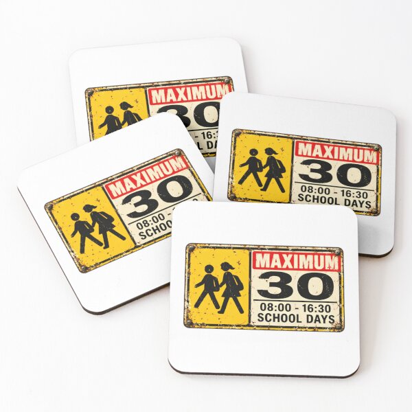 Item preview, Maximum 30 08:00 - 16:30 School Days School Zone Speed Limit Sign Parents Drivers designed and sold by HumansStuck12.
