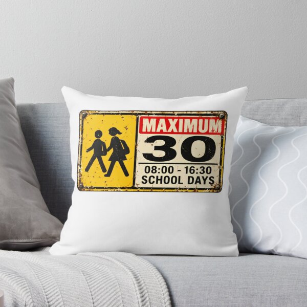 Item preview, Maximum 30 08:00 - 16:30 School Days School Zone Speed Limit Sign Parents Drivers designed and sold by HumansStuck12.