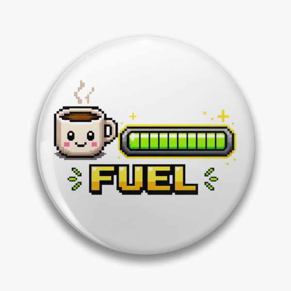 Item preview, Developer Fuel Coffee Stamina Pixel Art designed and sold by DevStyle Labs.