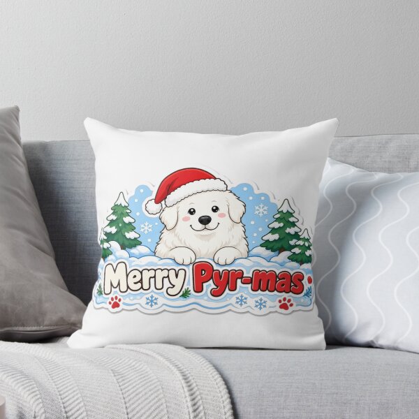 Item preview, Great Pyrenees Christmas Merry Pyr-mas Gift designed and sold by Soft Merch.