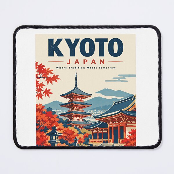 Item preview, Kyoto Japan Where Tradition Meets Tomorrow Travel Destination designed and sold by SkeletonsDanger.