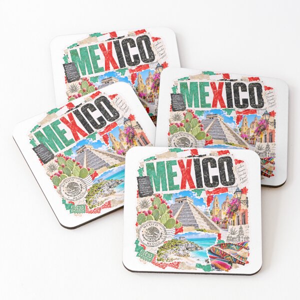 Item preview, Mexico Vintage Travel Collage and Culture designed and sold by EdwinkOne.