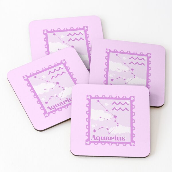 Item preview, aquarius constellation stamp ⋆˙⟡  designed and sold by BookishCharmCo.