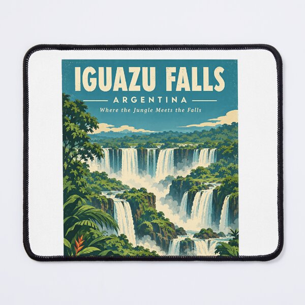 Item preview, Iguazu Falls Argentina Where The Jungle Meets The Falls Travel Nature Waterfall Wanderlust designed and sold by SkeletonsDanger.