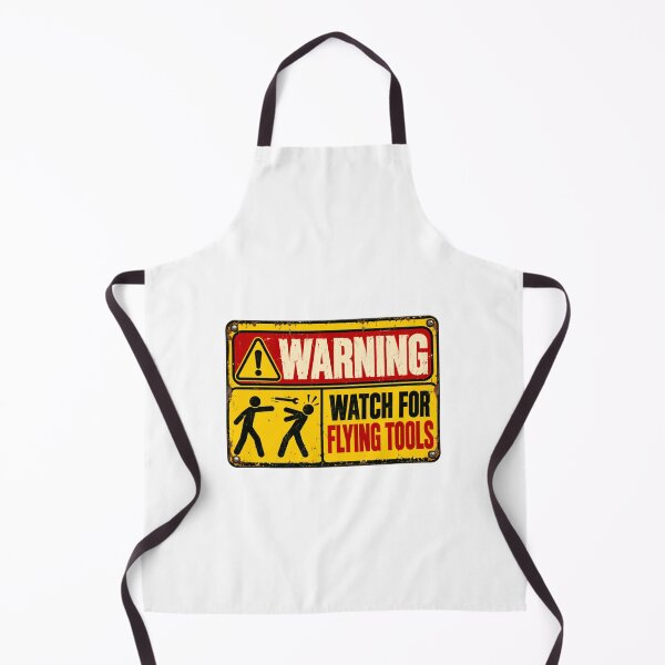 Item preview, Warning Watch For Flying Tools Mechanic Handyman Humor designed and sold by HumansStuck12.